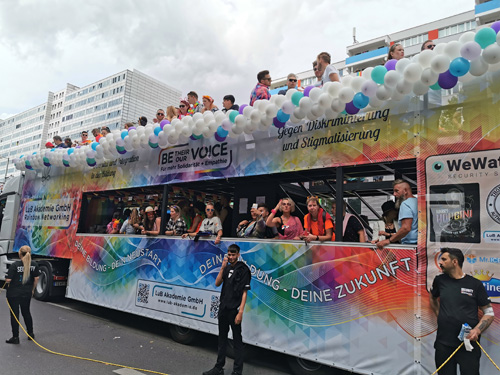 die LuB Akademie auf dem CSD Berlin 2023